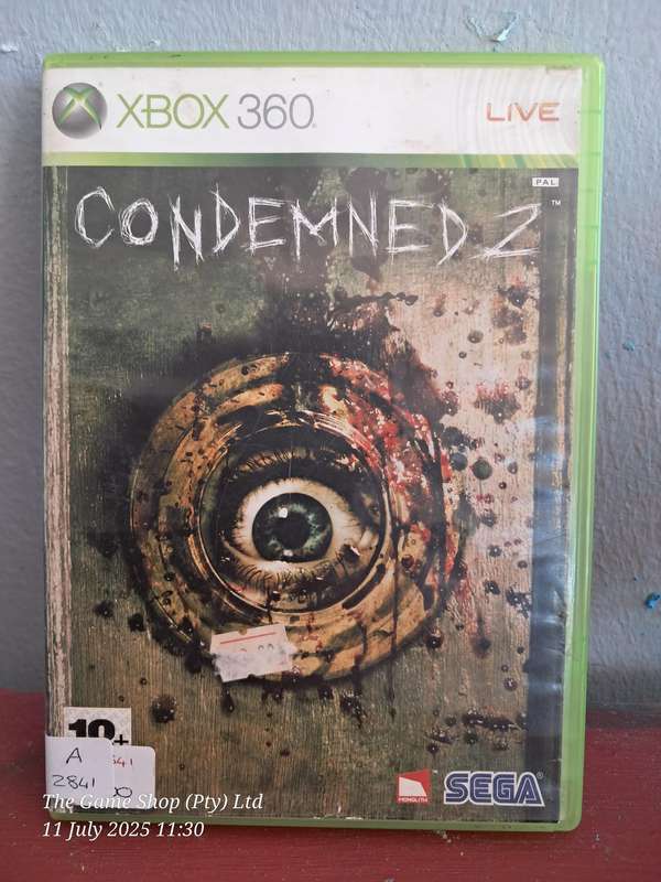 XBOX 360 CONDEMNED 2 - NO MANUAL