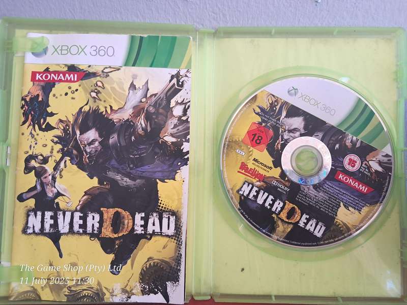 XBOX 360 NEVERDEAD - CIB