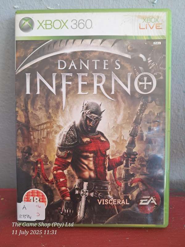 XBOX 360 DANTE'S INFERNO -CIB
