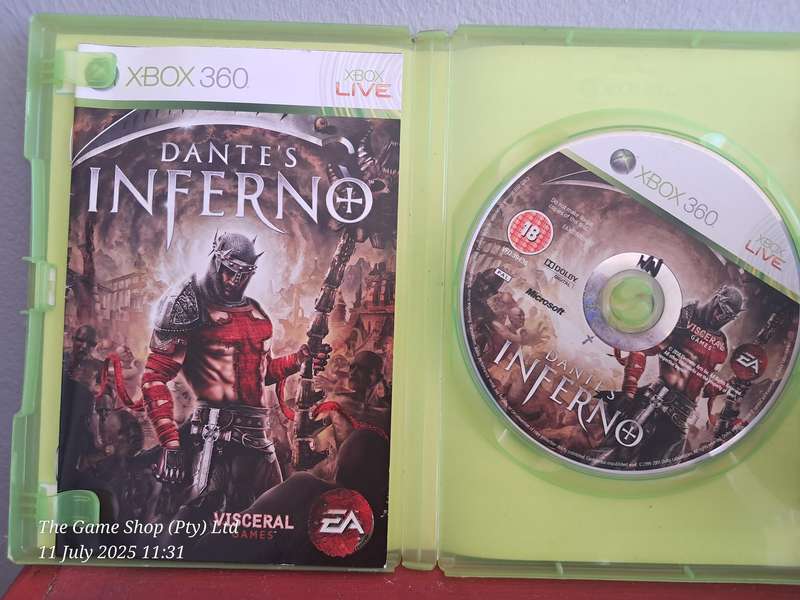 XBOX 360 DANTE'S INFERNO -CIB