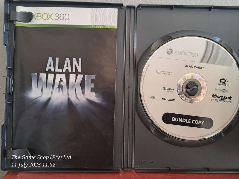 XBOX 360 ALAN WAKE - CIB