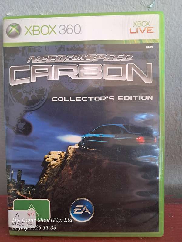 XBOX 360 NEED FOR SPEED : CARBON (COLLECTORS EDITION) - CIB