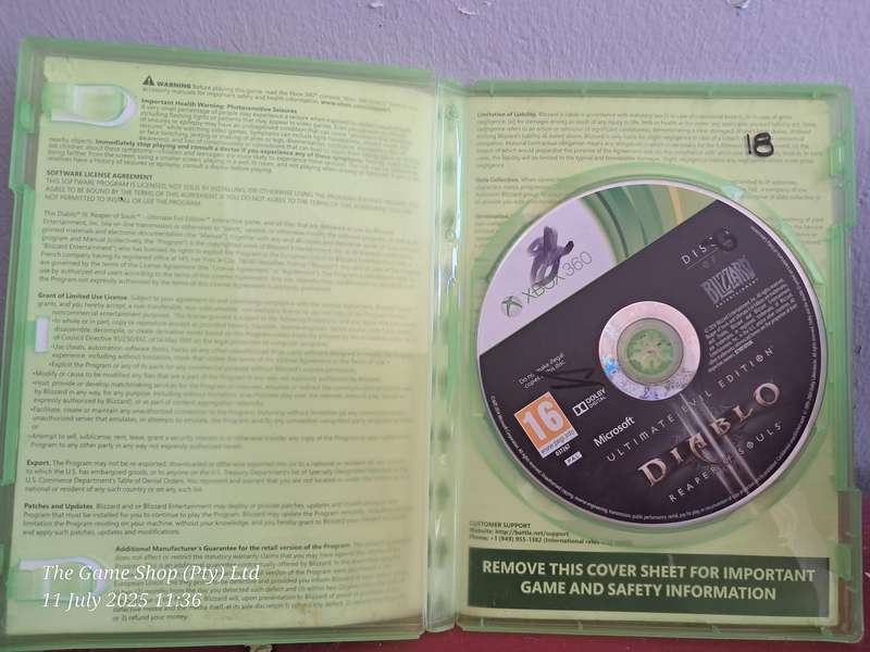 XBOX 360 DIABLO III - REAPER OF SOULS