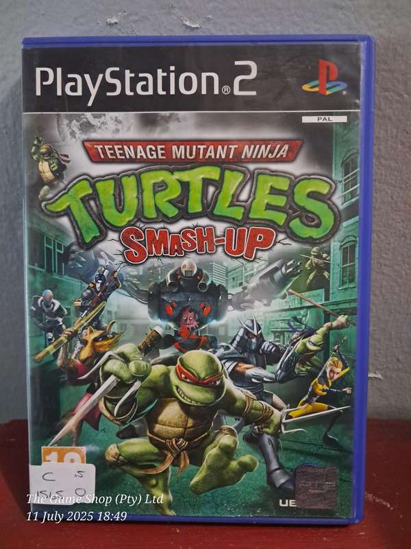 PS2 TEENAGE MUTANT NONJA TURTLES SMASH UP  CIB