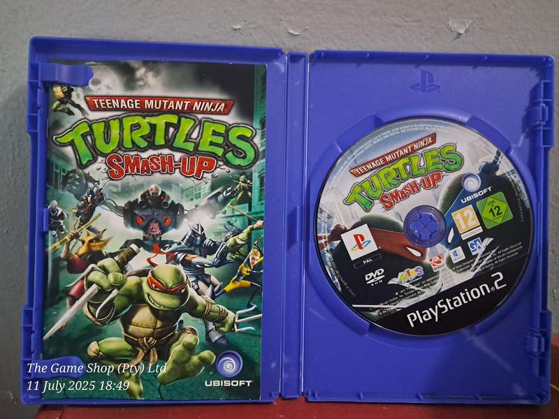 PS2 TEENAGE MUTANT NONJA TURTLES SMASH UP  CIB