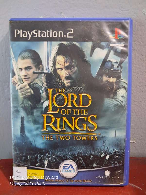 PS2 LORD OF THE RINGS : THE TWO TOWERS - CIB