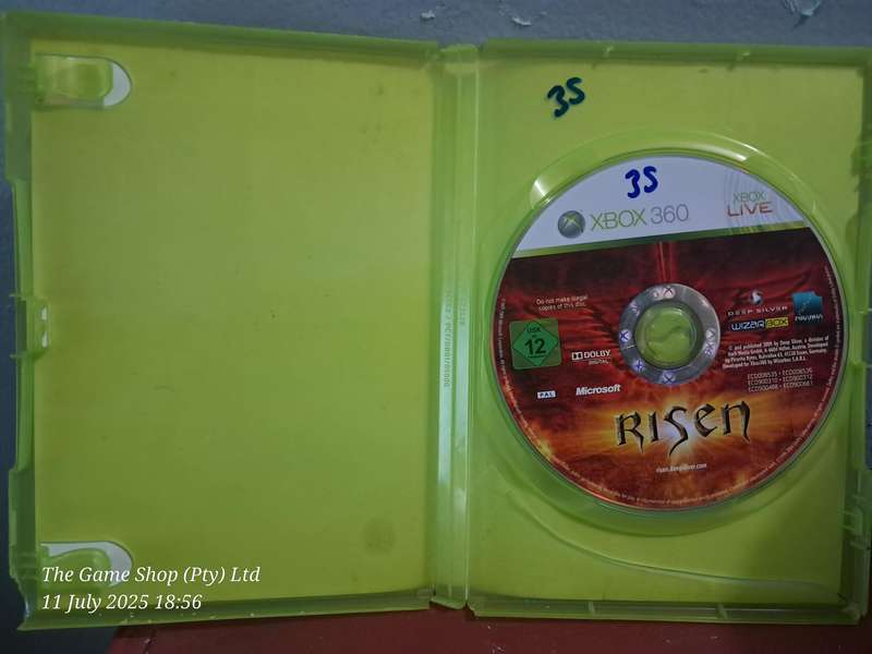 XBOX 360 RISEN - NO MANUAL