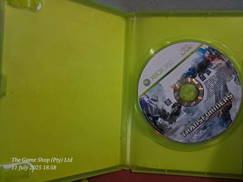 XBOX 360 TRANSFORMERS : WAR FOR CYBERTRON - NO MANUAL