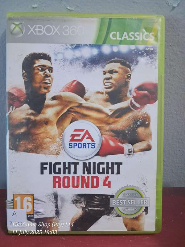 XBOX 360 FIGHT NIGHT RD 4 - NO MANUAL