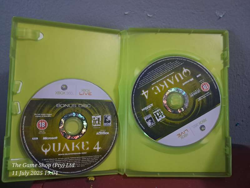 XBOX 360 QUAKE 4 - NO MANUAL
