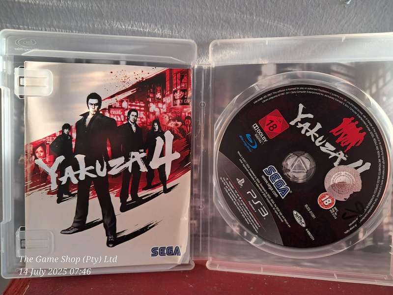 PS3 YAKUZA 4 - CIB