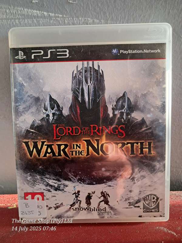 PS3 LORD OF THE RINGS  : WAR IN THE NORTH - CIB