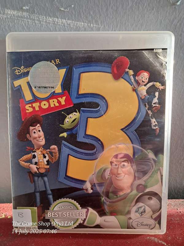 PS3 TOY STORY 3 - NO MANUAL (RE-PRINTED ARTWORK)