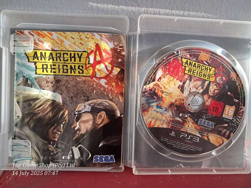 PS3 ANARCHY REIGNS - CIB