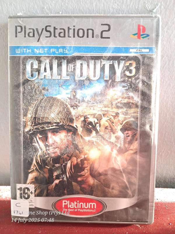 PS2 Call of duty 3 (Platinum) - CIB