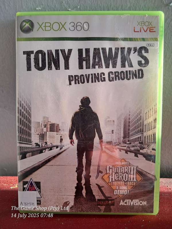 XBOX 360 TONY HAWK'S PROVING GROUND - CIB
