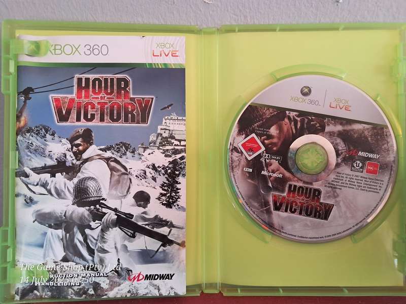 XBOX 360 HOUR OF VICTORY - CIB