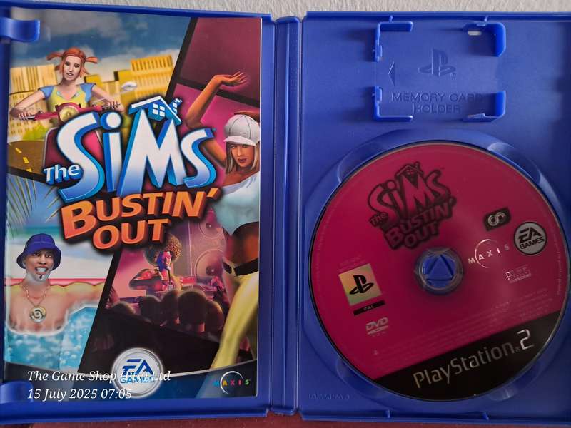 PS2 THE SIMS : BUSTING OUT - CIB