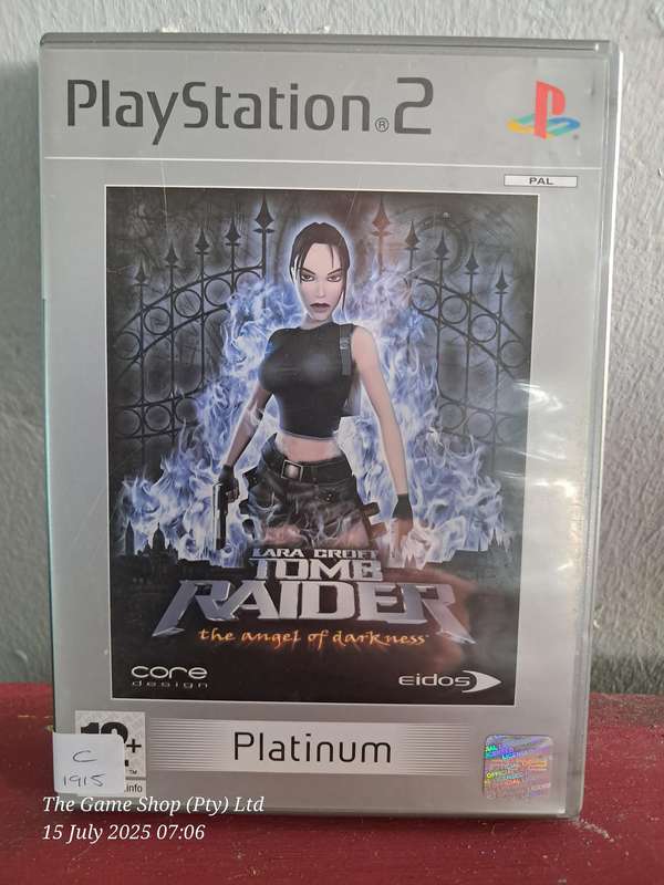 PS2 TOMB RAIDER : ANGEL OF DARKNESS (PLATINUM) - CIB