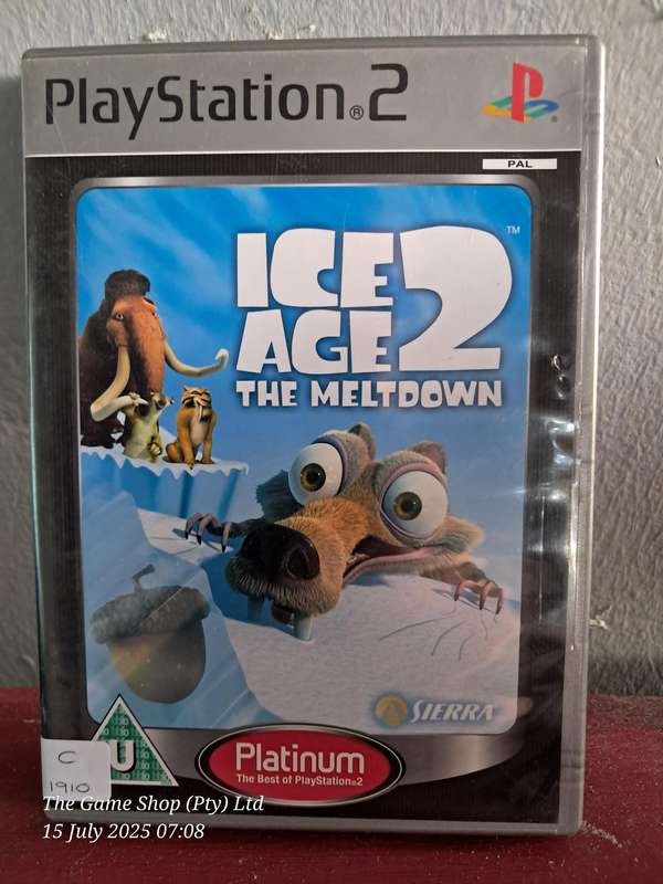 PS2 ICE AGE 2 : THE MELTDOWN (PLATINUM) - CIB