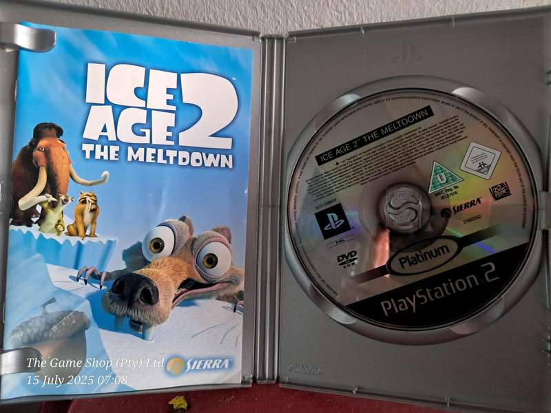 PS2 ICE AGE 2 : THE MELTDOWN (PLATINUM) - CIB
