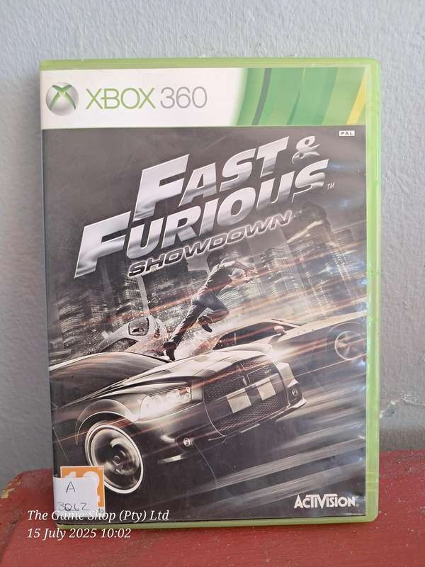 XBOX 360 FAST AND FURIOUS SHOWDOWN - NO MANUAL