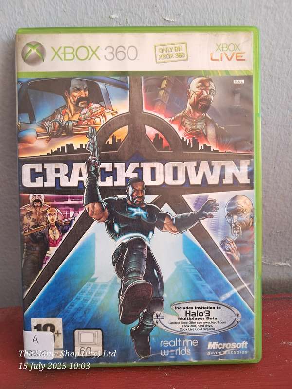 XBOX 360 CRACKDOWN - CIB
