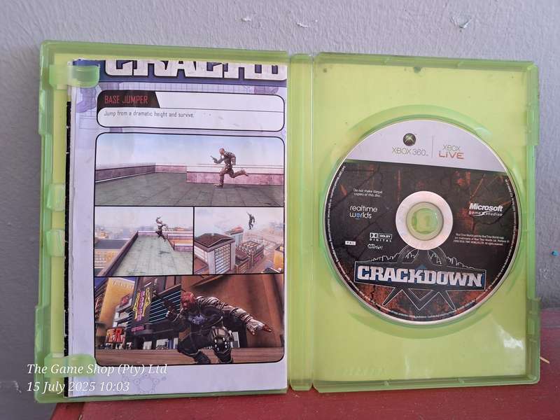 XBOX 360 CRACKDOWN - CIB