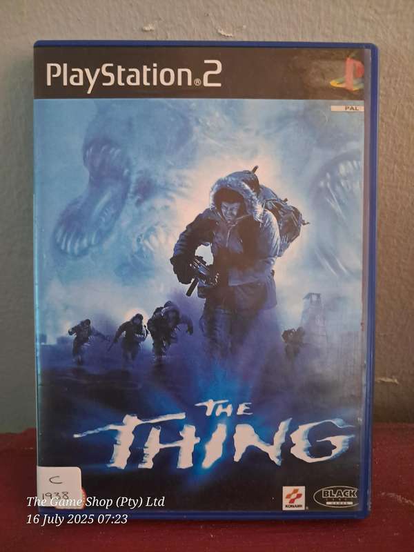 PS2 THE THING - NO MANUAL (RE-PRINTED ARTWORK)