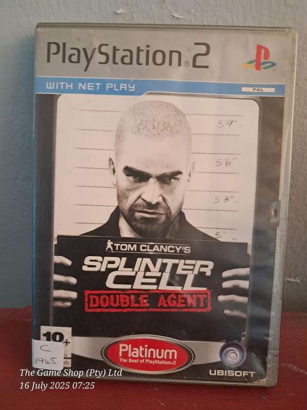 PS2 SPLINTERCELL : DOUBLE AGENT - NO MANUAL