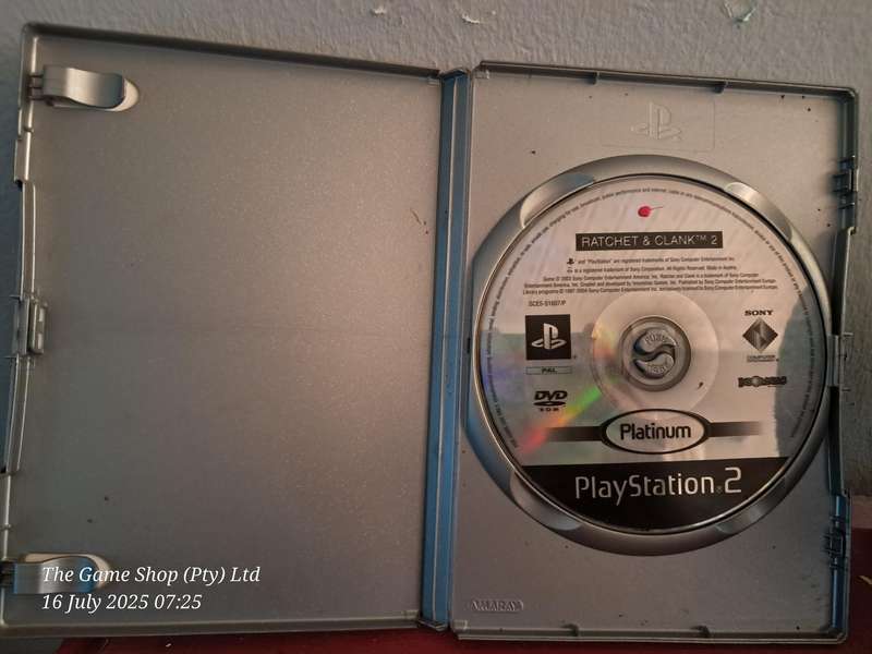 PS2 RATCHET & CLANK 2 (PLATINUM) - NO MANUAL