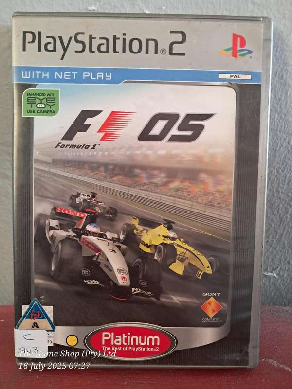 PS2 FORMULA ONE 05 (PLATINUM) - CIB