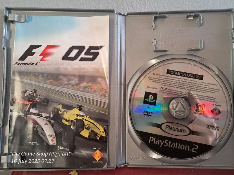 PS2 FORMULA ONE 05 (PLATINUM) - CIB