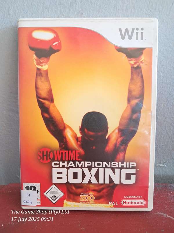 WII SHOWTIME CHAMPIONSHIP BOXING - CIB