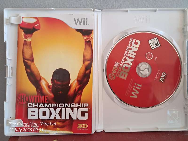WII SHOWTIME CHAMPIONSHIP BOXING - CIB