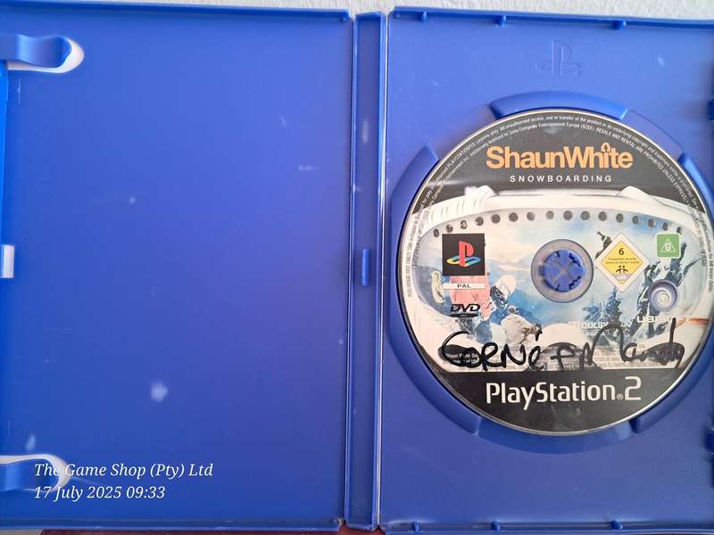 PS2 SHAUN WHITE SNOWBOARDING - NO MANUAL