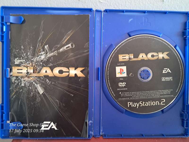 PS2 BLACK - CIB