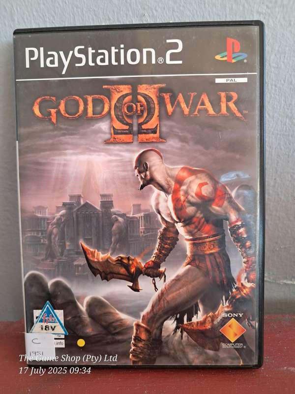 PS2 GOD OF WAR II - CIB