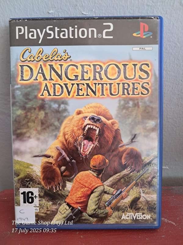 PS2 CABELA'S DANGEROUS ADVENTURES - NO MANUAL