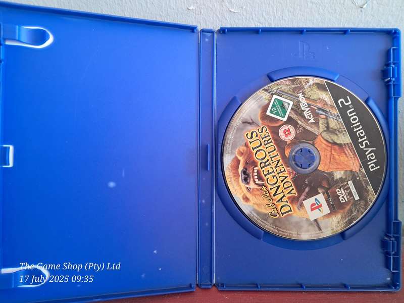 PS2 CABELA'S DANGEROUS ADVENTURES - NO MANUAL