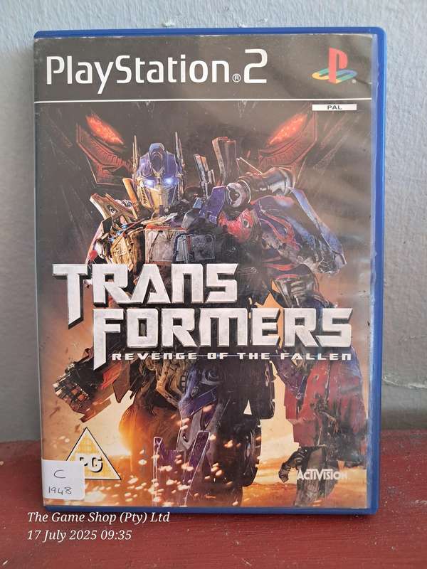 PS2 TRANSFORMERS : REVENGE OF THE FALLEN - NO MANUAL