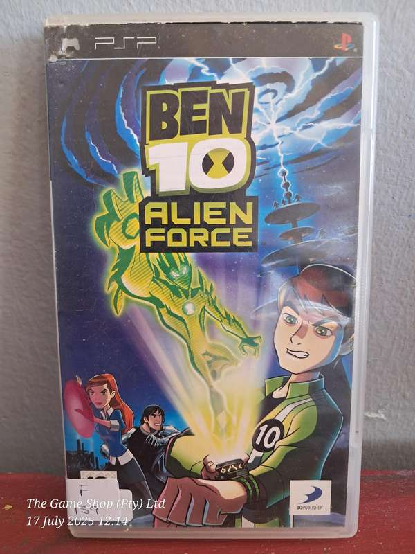PSP BEN 10 ALIEN FORCE - NO MANUAL
