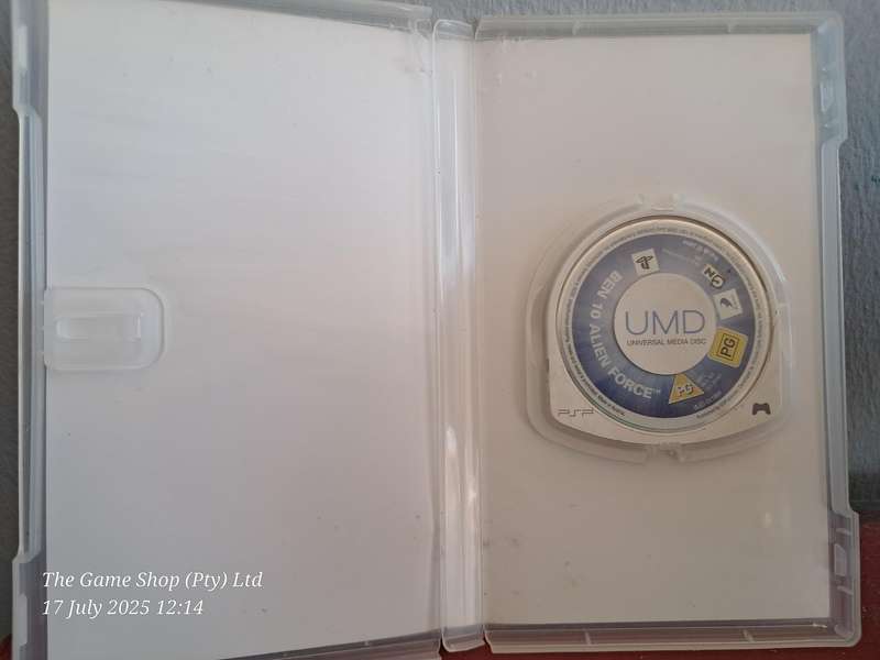 PSP BEN 10 ALIEN FORCE - NO MANUAL