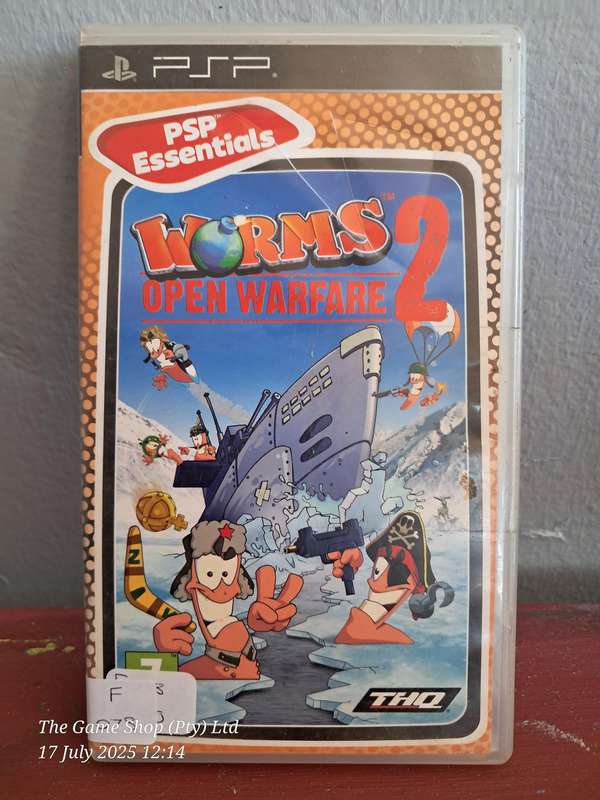 PSP WORMS OPEN WARAFRE 2 - NO MANUAL