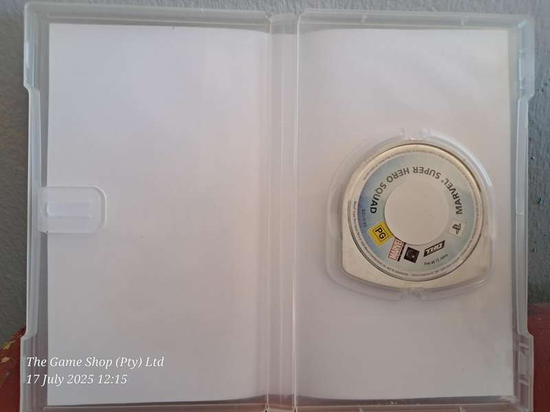 PSP MARVEL SUPER HERO SQUAD - NO MANUAL (RE-PRINTED ARTWORK)
