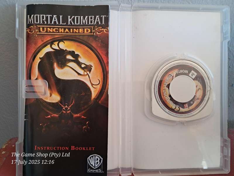 PSP MORTAL KOMBAT UNCHAINED - CIB