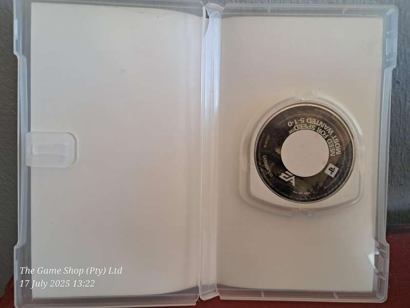 PSP NEED FOR SPEED : MOST WANTED 5-1-0 (NO MANUAL)