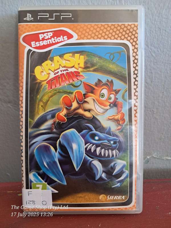 PSP CRASH OF THE TITANS - CIB