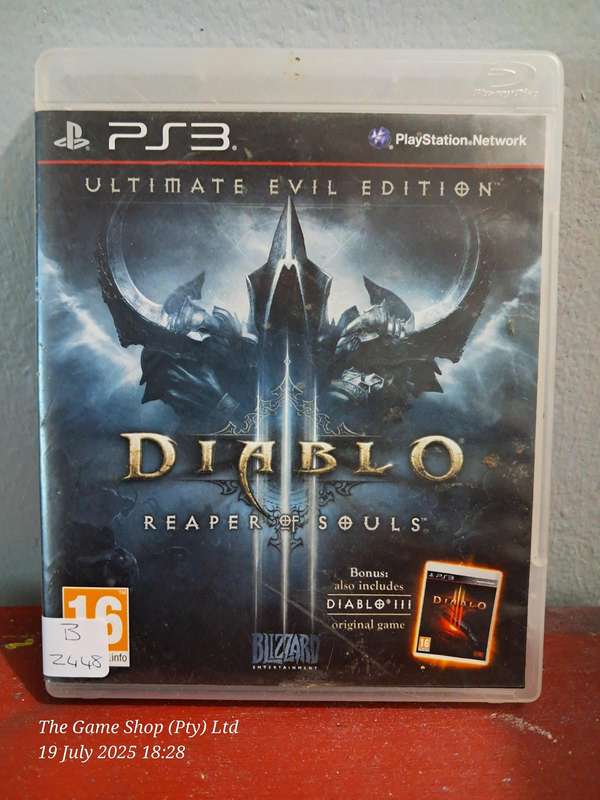 PS3 DIABLO 3 : REAPER OF SOULS - CIB