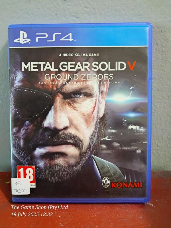 PS4 METAL GEAR SOLID V : GROUND ZEROES